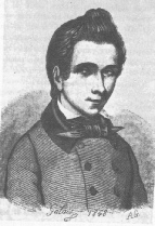 Evariste par son frère Alfred en 1848.jpg